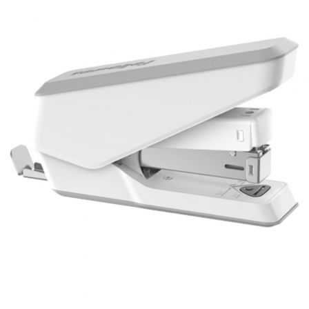 Fellowes LX840 Grapadora con Protección Microban, 25 Hojas, Blanco